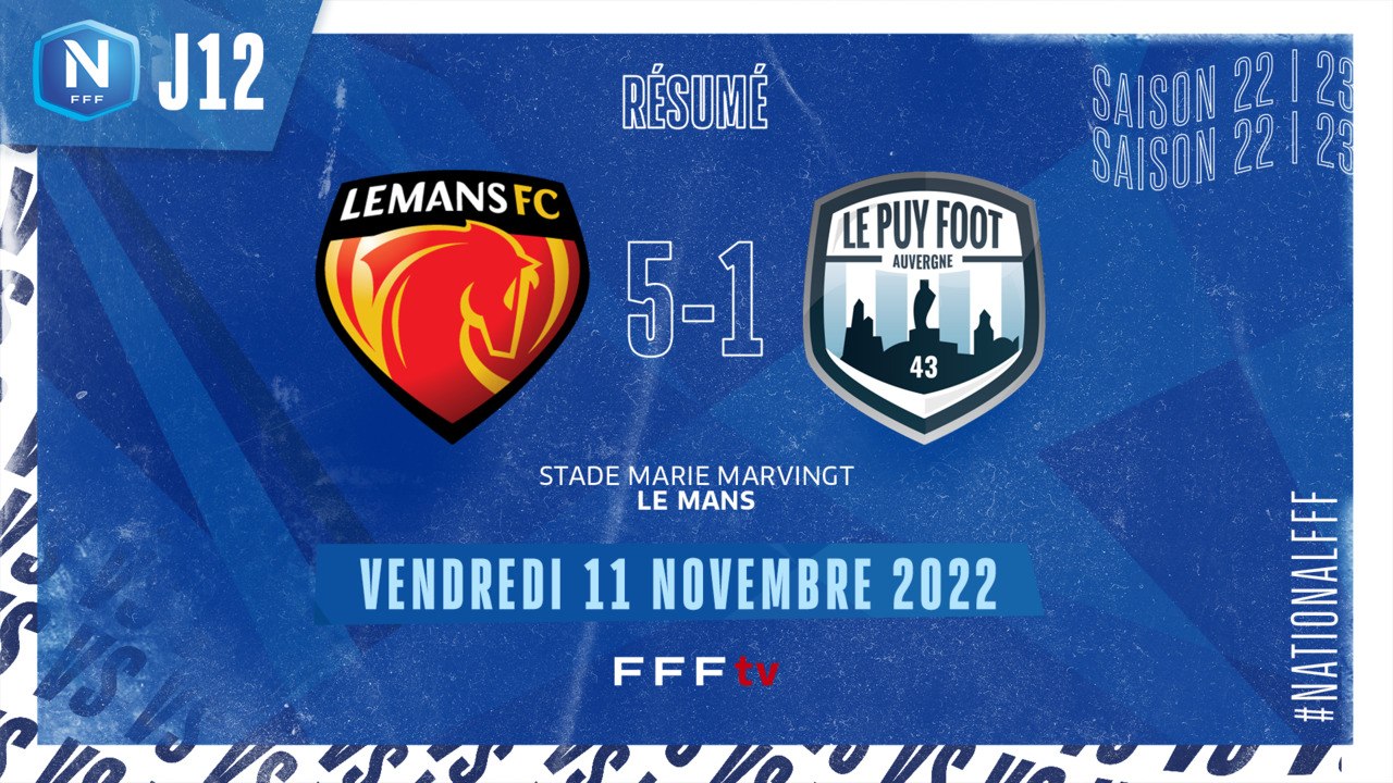 J12 | Le Mans FC – Le Puy en Velay F.43 (5-1)
