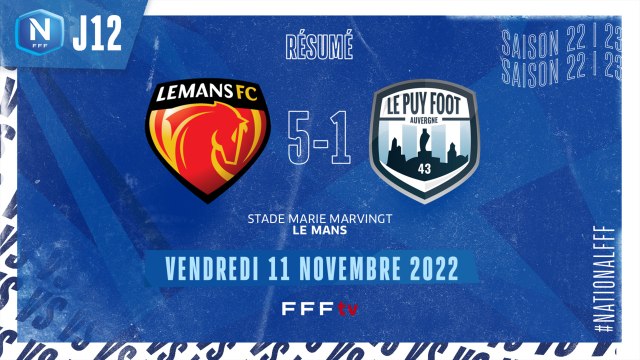 J12 | Le Mans FC – Le Puy en Velay F.43 (5-1)