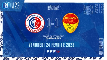 J22 | LB CHÂTEAUROUX - US ORLÉANS (1-1)