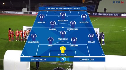 J24 I US Avranches MSM - Le Mans FC (4-0) en replay