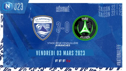 J23 | US Avranches MSM - Paris 13 Atletico (3-0)