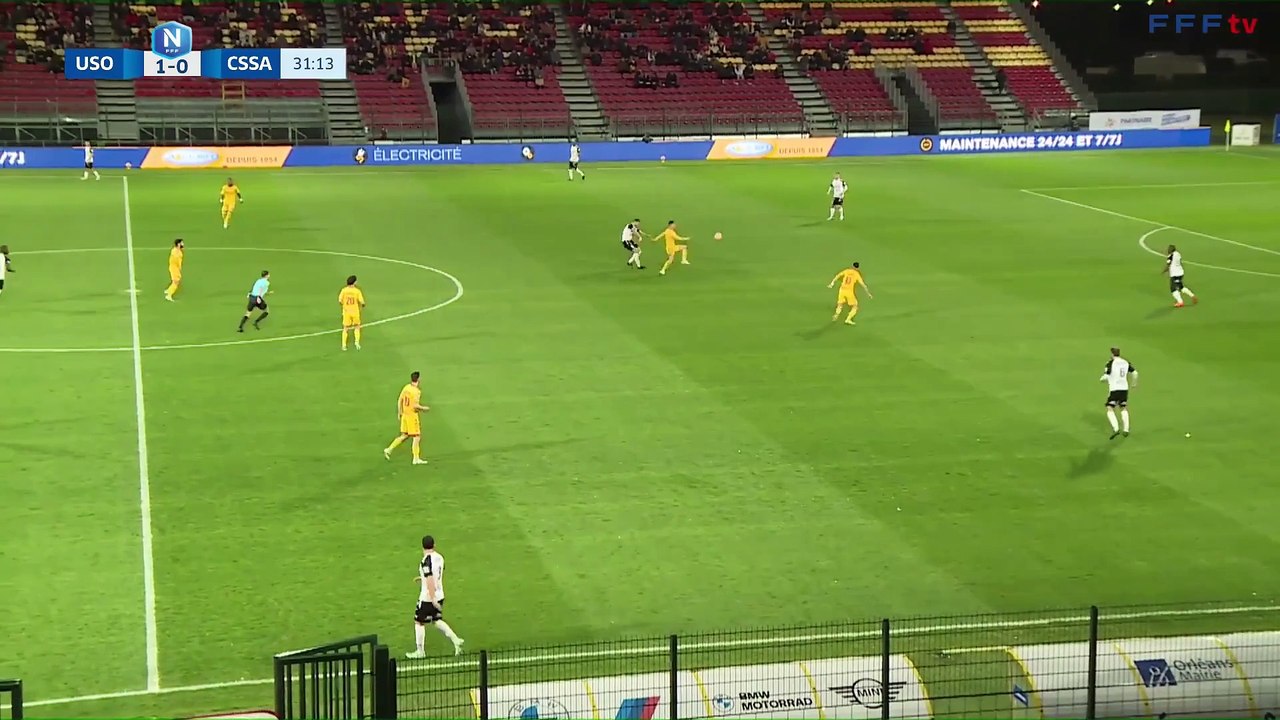 Adrian Dabasse fait le break pour l'US Orléans