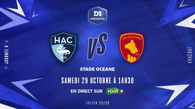 J6 I Le Havre AC – Rodez Aveyron Football (2-1)