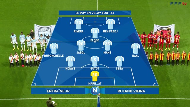 J12 I Le Mans FC - Le Puy Foot 43 (5-1) en replay