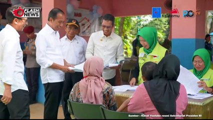 Presiden Jokowi dan Ibu Iriana Tinjau Gerakan Intervensi Serentak Pencegahan Stunting di Posyandu Bogor