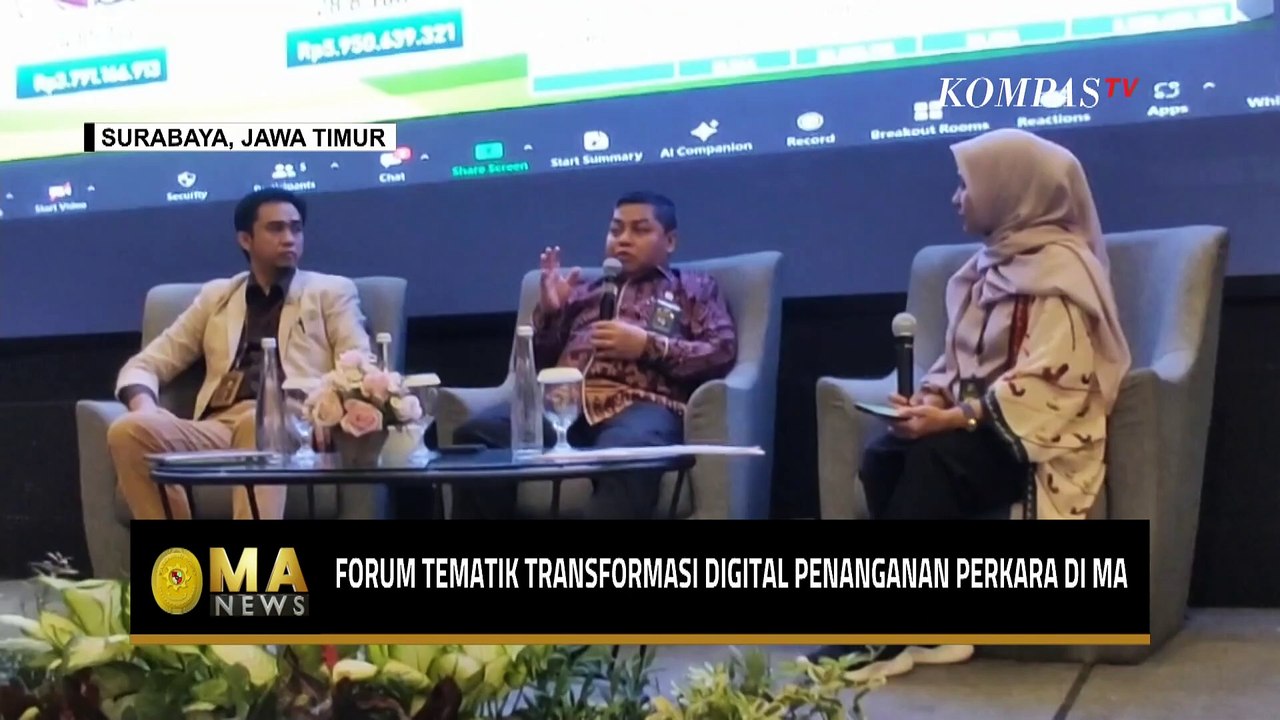MA Gelar Forum Tematik soal Transformasi Digital dalam Penanganan Perkara - MA NEWS