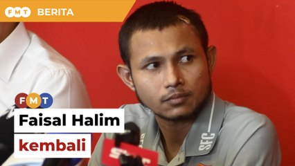 Kemunculan pertama Faisal Halim selepas kes disimbah asid