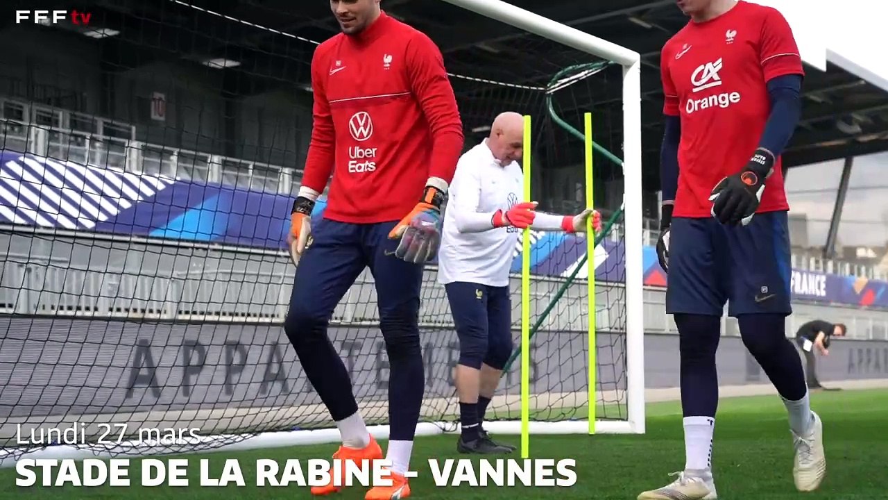 Avec les gardiens avant France Espoirs - Espagne