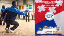 Martigny en Suisse : Championnats d'Europe doublette, tête-à-tête et mixte 2024