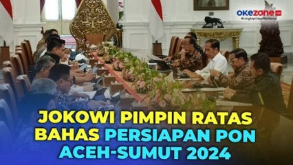 Presiden Jokowi Gelar Ratas Bahas Persiapan PON Aceh-Sumut 2024