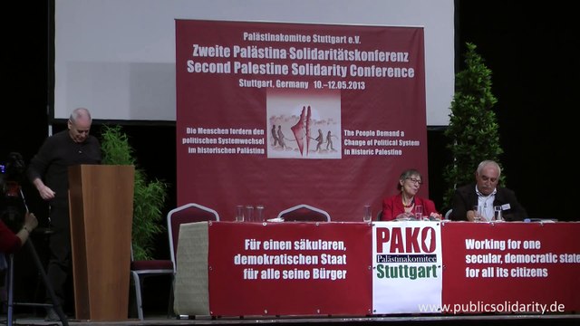 Ilan Pappe am 11. Mai 2013 - 2. Palästina-Solidaritätskonferenz in Stuttgart 2013 2. Panel