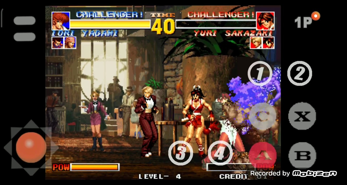 The King Of Fighters 95 Iori Yagami Blue Flame