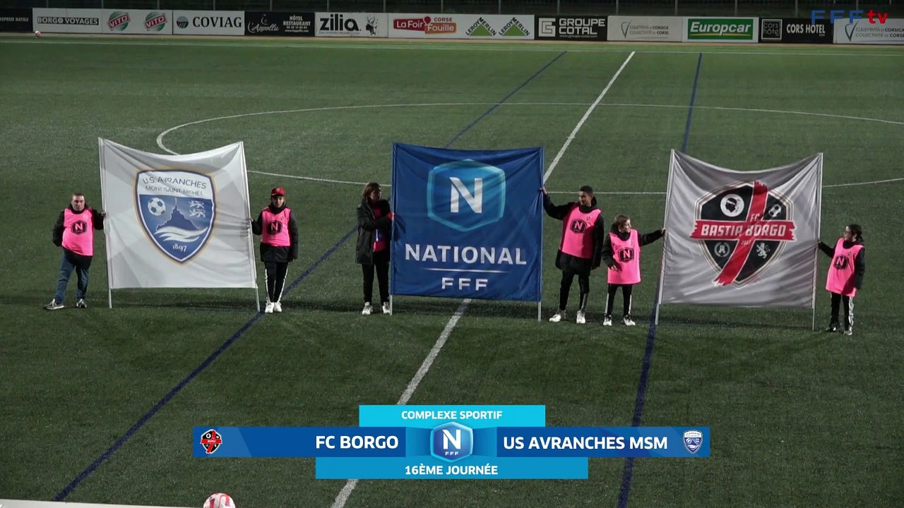 J16 I FC Borgo - US Avranches MSM (0-5) en replay