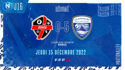 J16 | FC Borgo - US Avranches MSM (0-5)