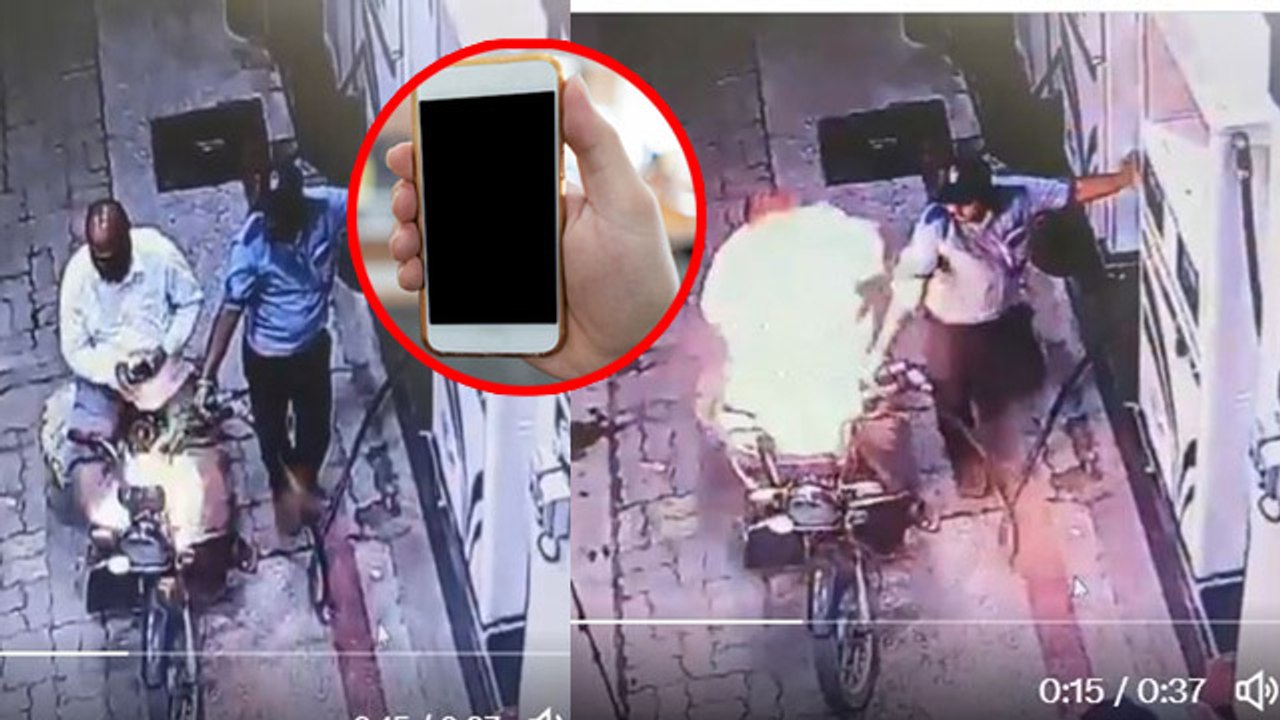 Bike Catches Fire At Maharashtra Petrol Pump While Using Phone, Reason Reveal | Boldsky