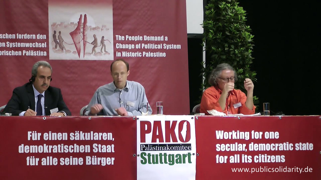 Willi Langthaler am 11. Mai 2013 - 2. Palästina-Solidaritätskonferenz in Stuttgart