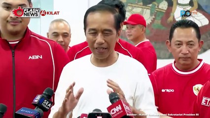 Nobar Indonesia vs Filipina, Begini Komentar Jokowi untuk Timnas Indonesia