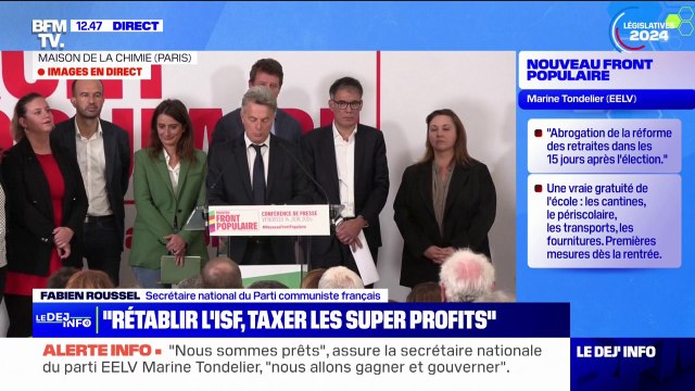 Législatives 2024: le Nouveau Front populaire veut porter le Smic à 1.600 euros net