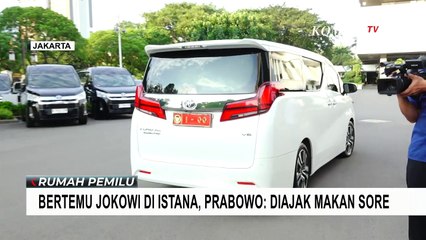 Bertemu Jokowi di Istana, Prabowo Sebut Diajak Makan Sore dan Tak Bahas Politik