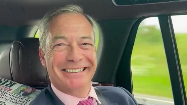 Watch: Nigel Farage taunts Rishi Sunak by rapping hit Eminem song