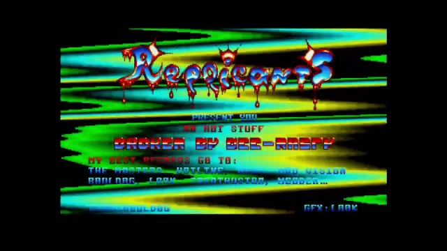 Atari ST Cracktro - Dee Nasty by The Replicants