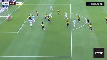 Argentina vs Ecuador (1-0) Extended Highlights 2024 | Copa América Warm-up