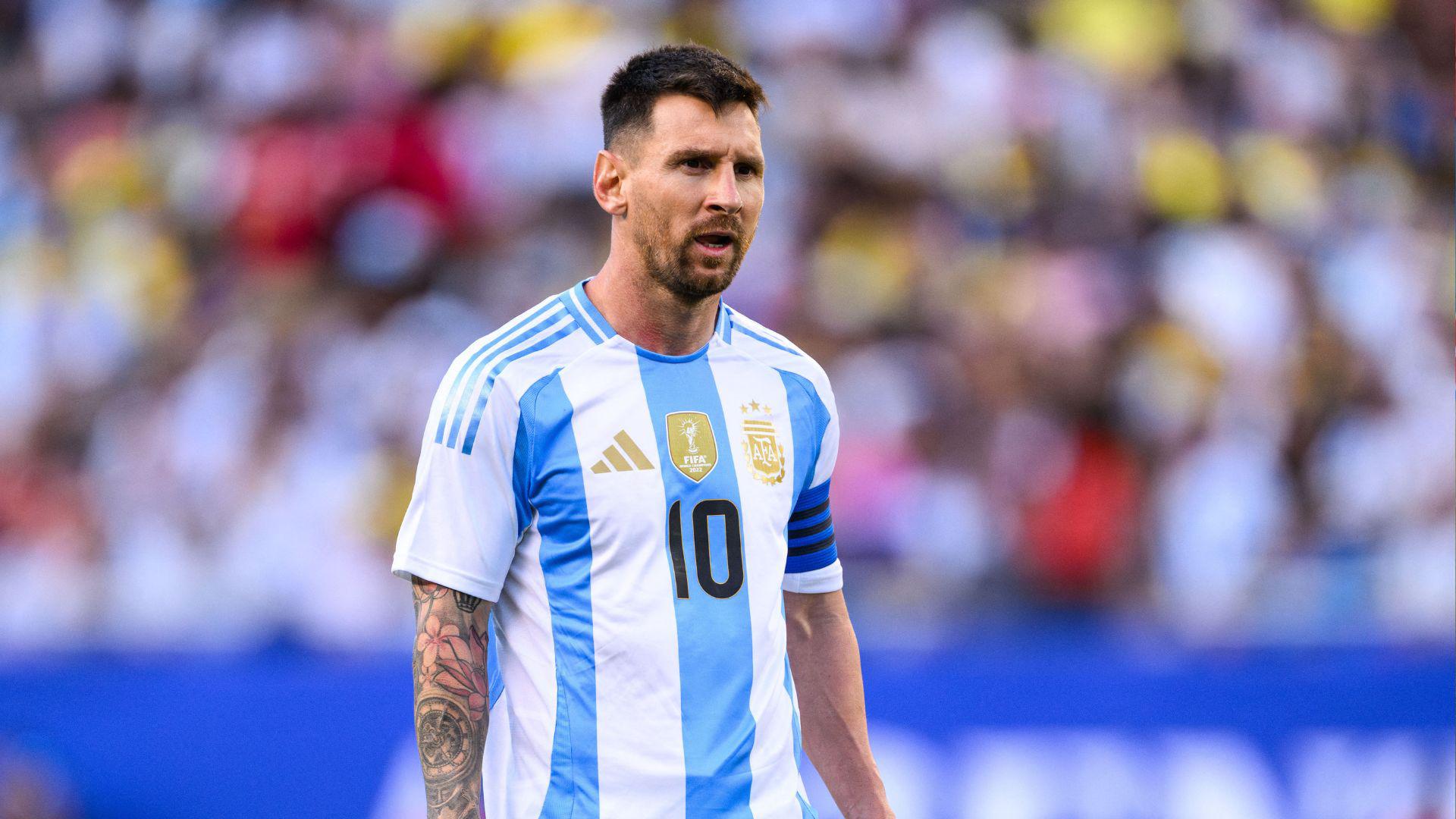 Messi, la estrella de Argentina
