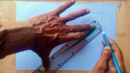 3d drawing on paper | easy drawing on paper