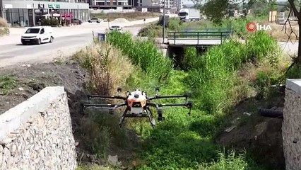 Bursa’da haşerelere karşı drone'lu mücadele