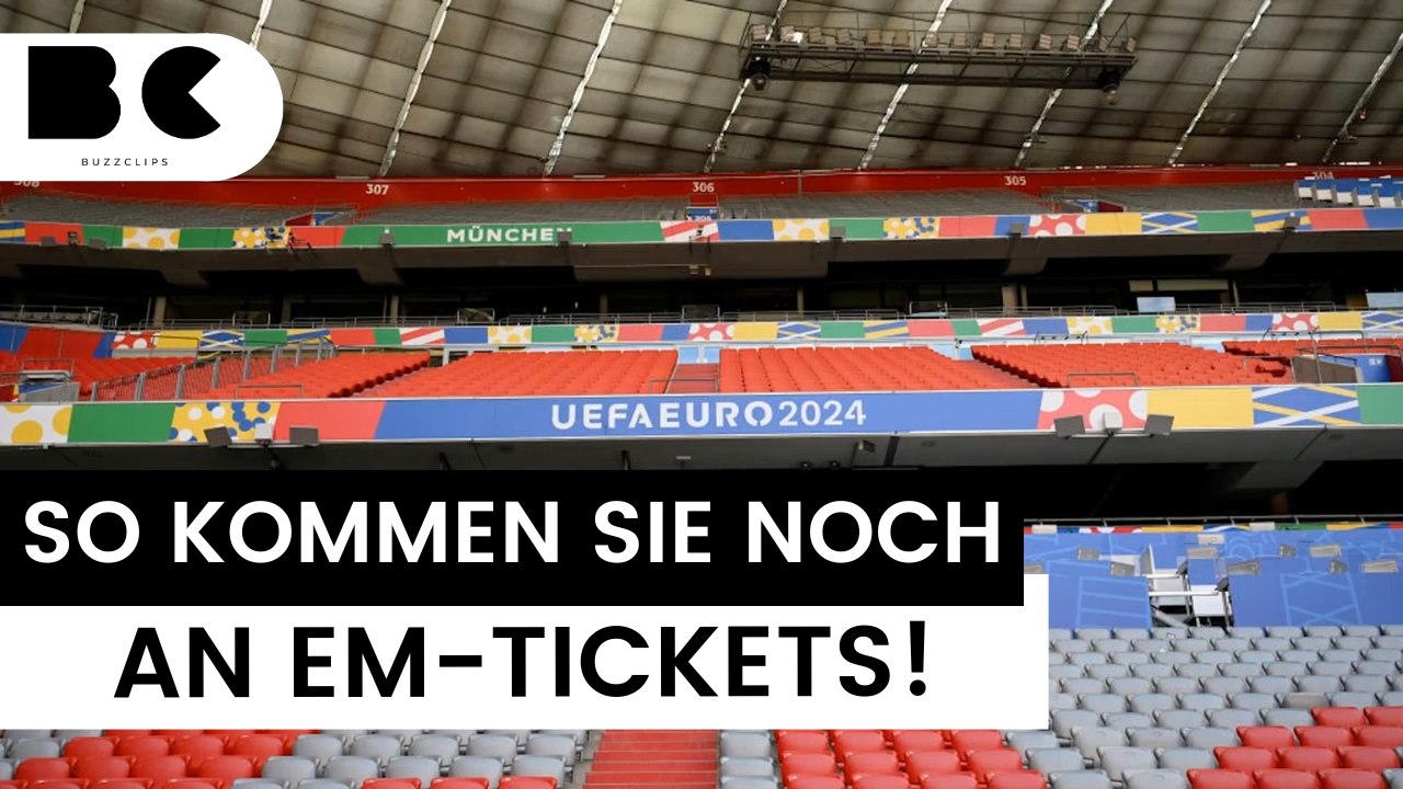 Fußball-EM: Hier gibt es noch Tickets für die EURO 2024!