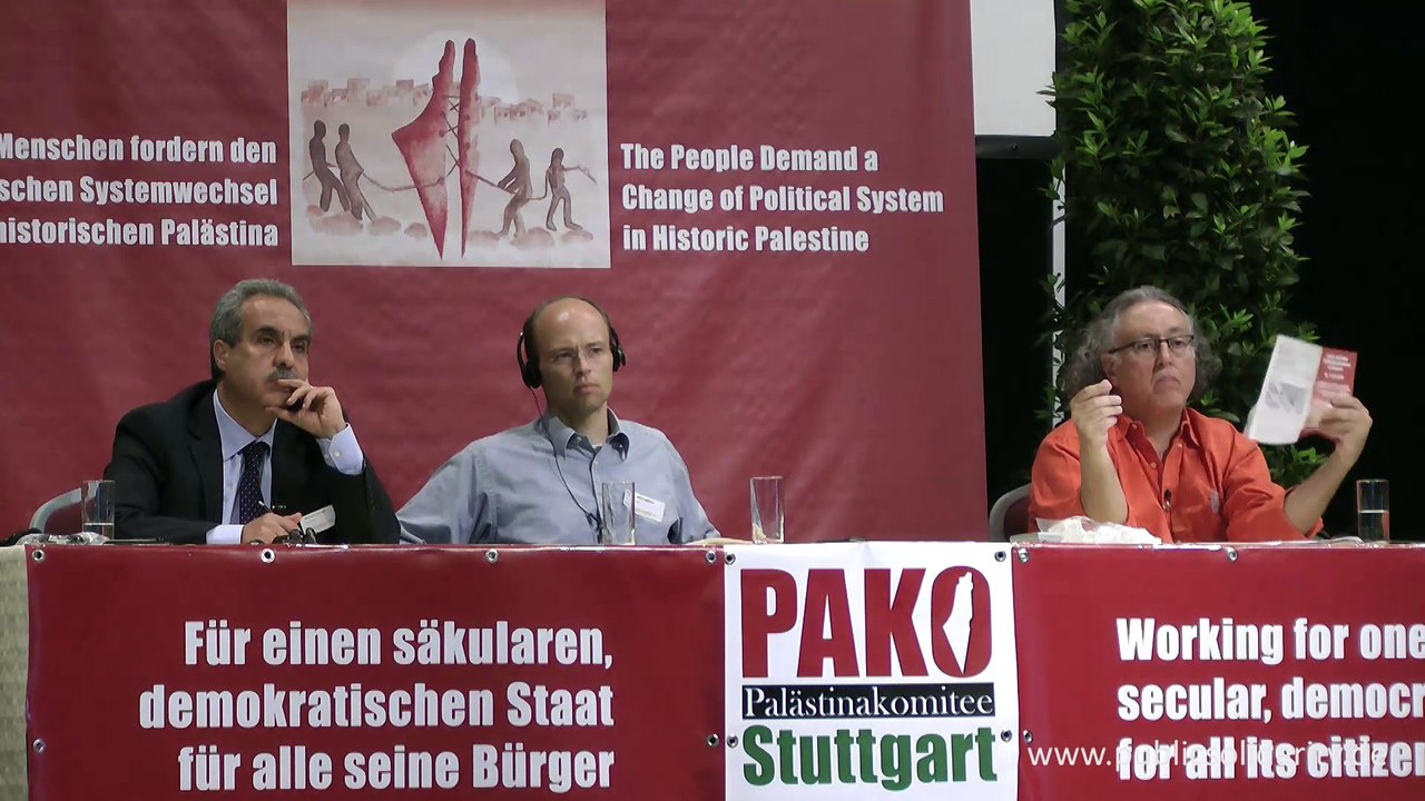 Panel 4 Diskussionsrunde am 11. Mai 2013 - 2. Palästina-Solidaritätskonferenz in Stuttgart