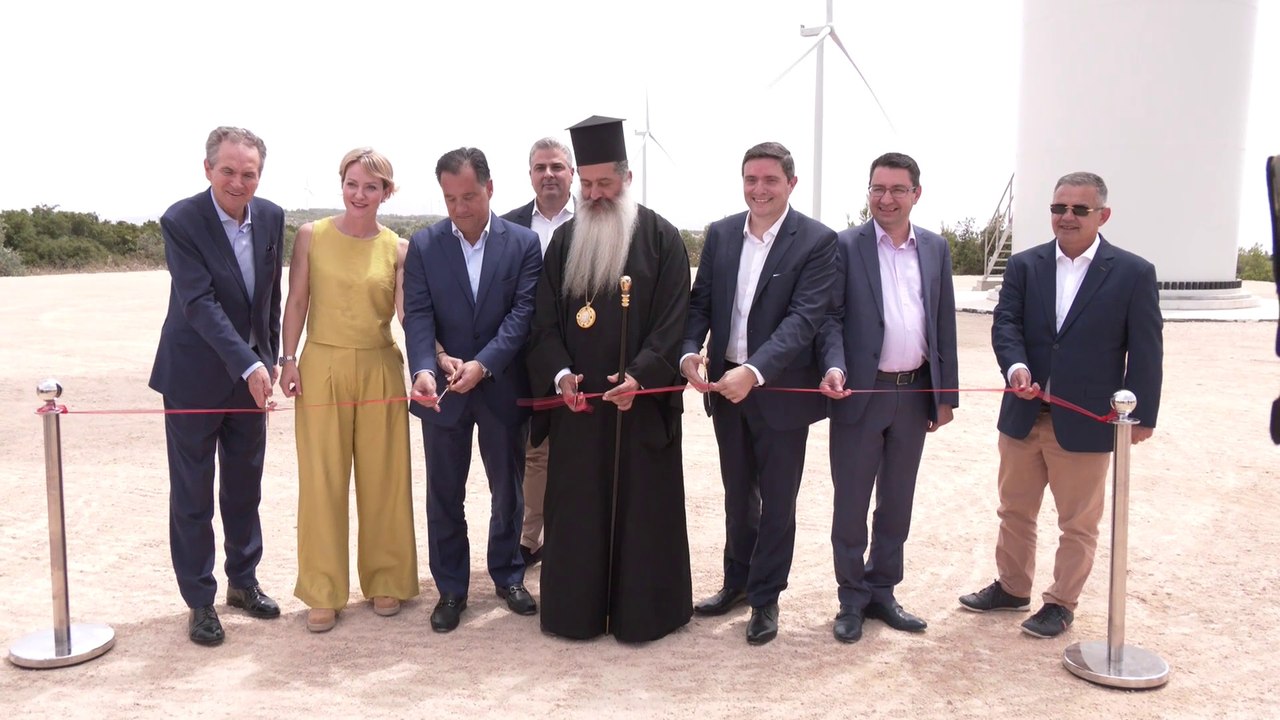 Εγκαίνια στο αιολικό πάρκο Ερημιά στη Μαλεσίνα