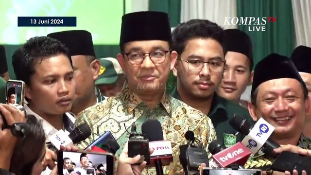 Respons Anies Ditanya soal Isu Dirinya Diduetkan dengan Ketum PSI Kaesang Pangarep di Pilgub Jakarta