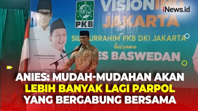 Resmi Didukung PKB di Pilgub DKI Jakarta, Anies Baswedan: Mudah-mudahan Akan Lebih Banyak Lagi Parpol yang Bergabung Bersama