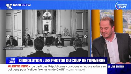 Les photos coup de tonnerre des coulisses de la dissolution