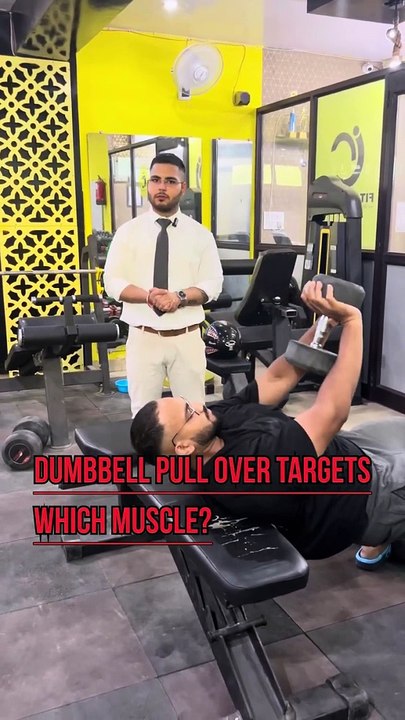 which muscle actually works in dumbbell pullover? | IC Fitness Club