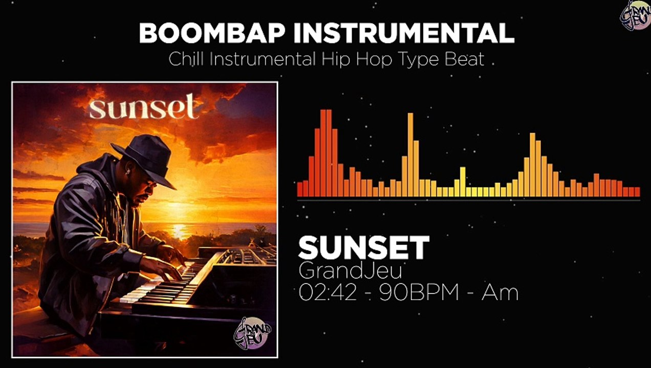 Instru Rap Old School Boombap "SUNSET" | Chill Instrumental Hip Hop Type Beat | GrandJeu