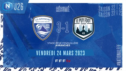 J26 | US Avranches MSM - Le Puy Foot 43 (3-1)