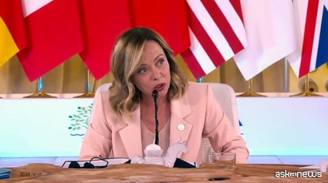 Meloni: dal G7 verranno risultati concreti e misurabili