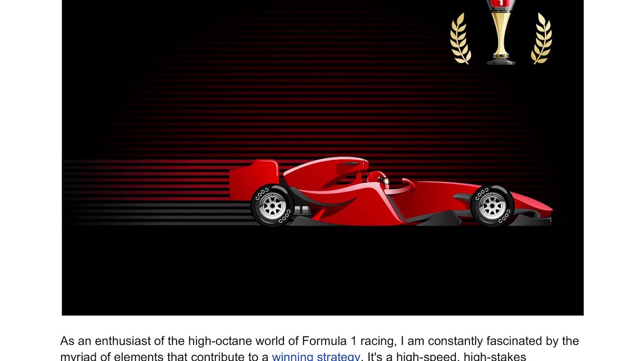 The Psychology of Winning - An In-Depth Analysis of Winning F1 Strategies | Gareth Booth Sports