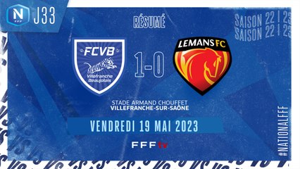J33 I FC Villefranche B. – Le Mans FC (1-1)