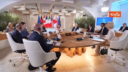 Meloni ai leader del G7: "Spero riusciate ad assaporare un po' dell'ospitalit? italiana"