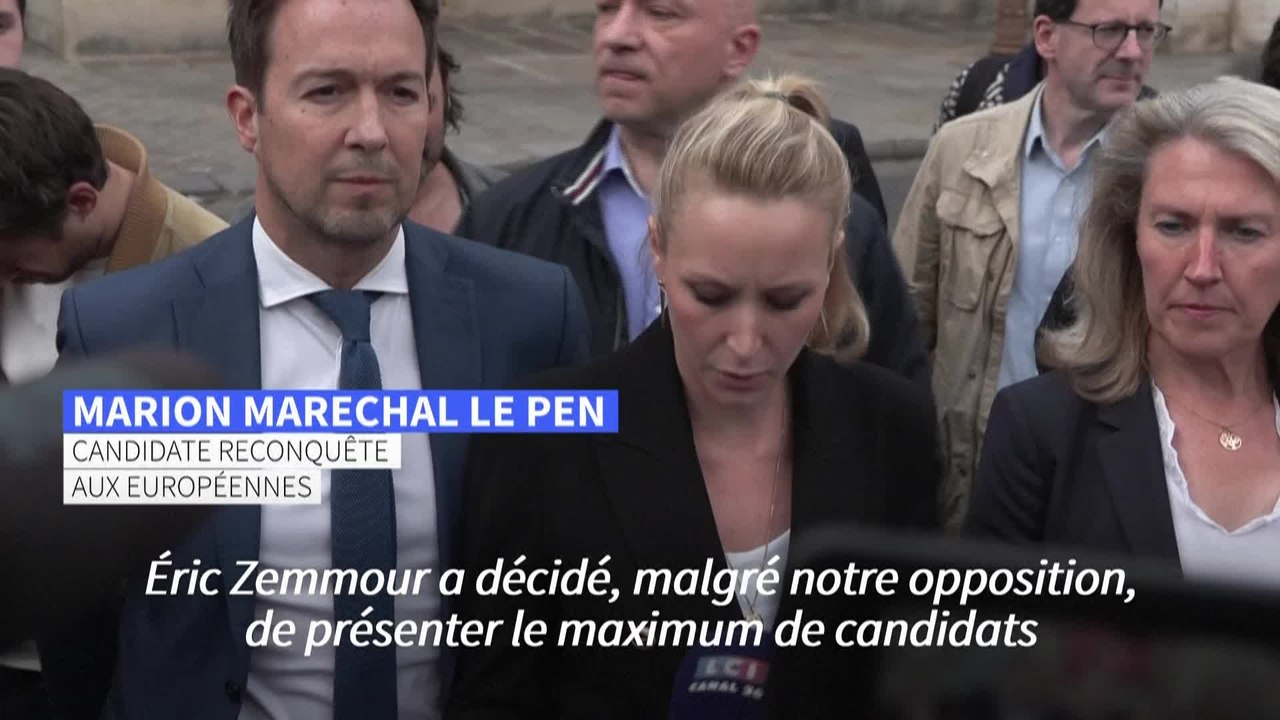 Marion Maréchal acte la rupture avec Zemmour, les cadres de LR excluent Éric Ciotti