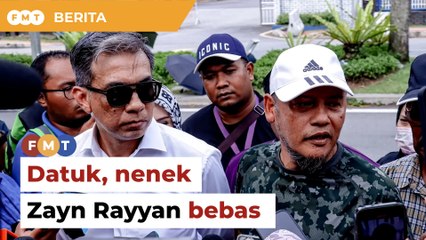 Descargar video: Datuk, nenek Zayn Rayyan lepas dengan jaminan