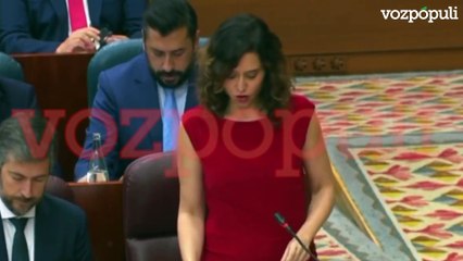Ayuso contesta a Rocío Monasterio: "Son la coartada de Sánchez"