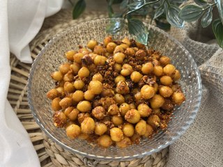 Aperitivo de garbanzos especiados en airfryer - Cocina Fácil