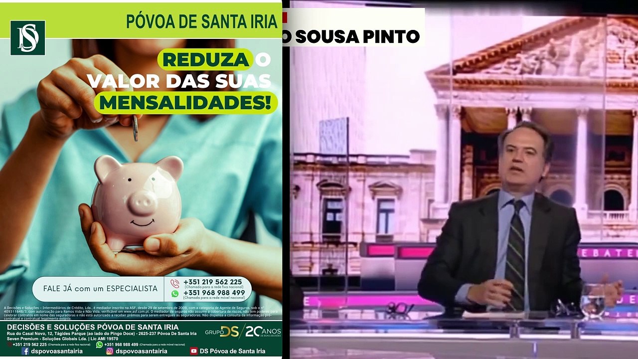 SÉRGIO SOUSA PINTO EXPLICA porque é que PORTUGAL PRECISA tanto do CHEGA como dos COMUNISTAS