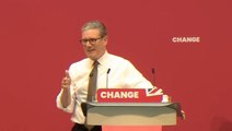 Keir Starmer’s 12-word response to heckler during Labour manifesto launch