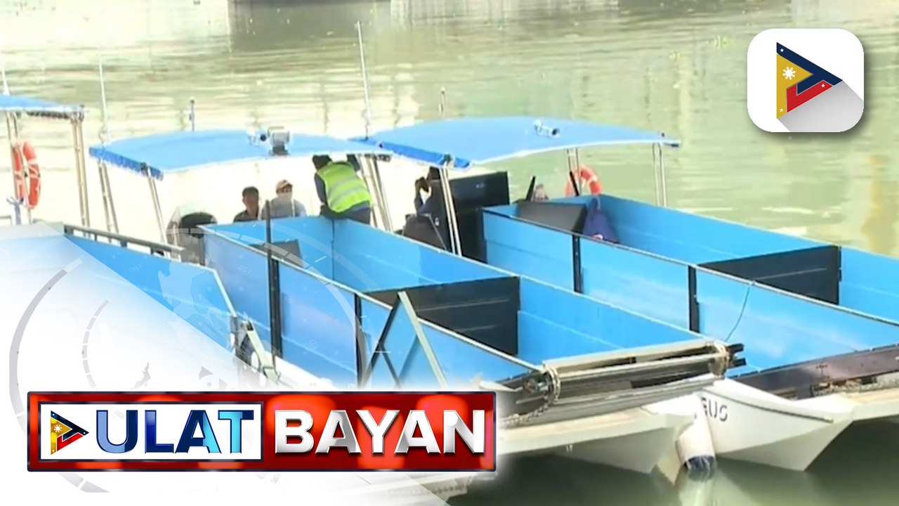 Kauna-unahang tatak Pinoy “Floating solid waste collector” system, ibinida