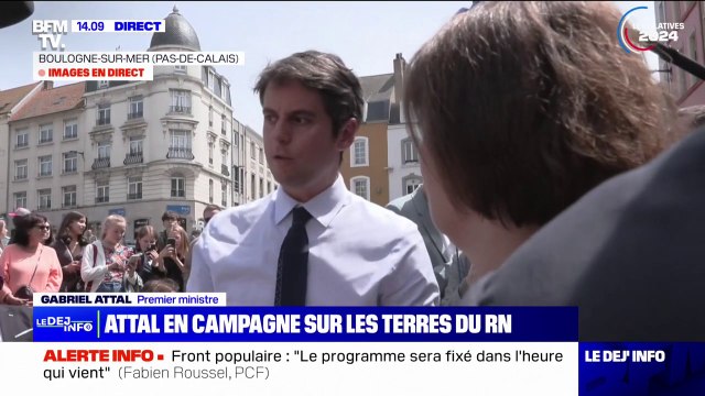Emploi des séniors, ruptures conventionnelles, apprentissage... Gabriel Attal interpellé sur la réforme de l'assurance-chômage à Boulogne-sur-Mer